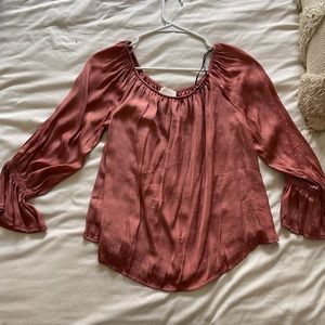 Nanamacs off the shoulder flowy blouse